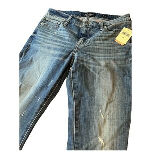 Lucky Brand Lolita Women's Blue Jeans Sz 8/29 Ankle‎ Low Rise Skinny Dark Wash